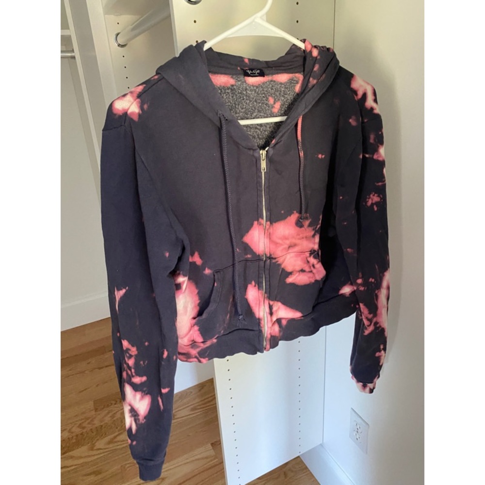 Tie dye zip up